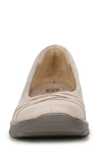 Bzees Goody Slip-on Shoe In Beige