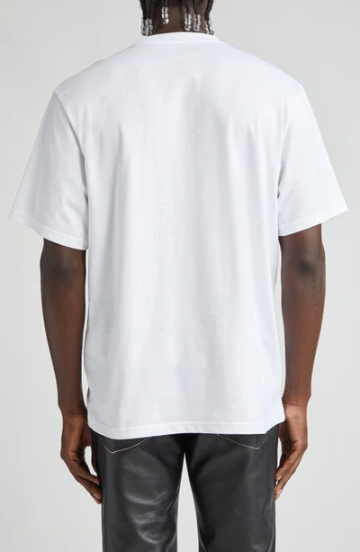 Shop Martine Rose Classic Logo Graphic T-shirt In White
