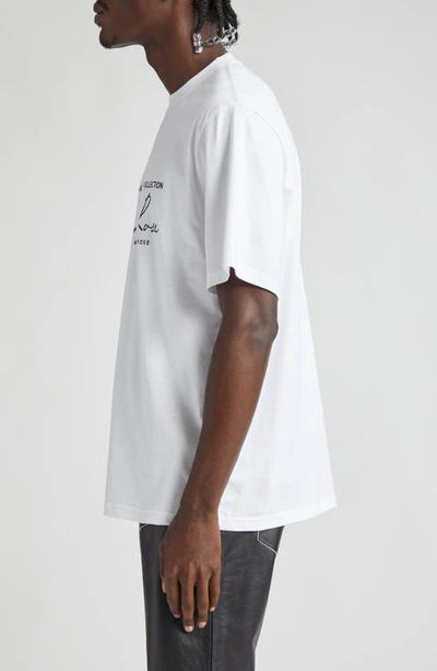 Shop Martine Rose Classic Logo Graphic T-shirt In White