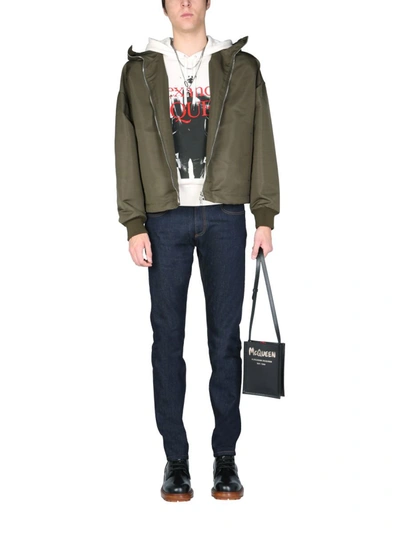 Alexander Mcqueen Blake Painting Jacket In Green