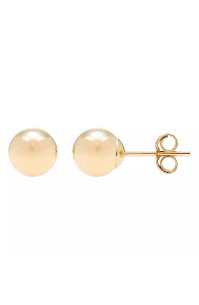 Shop A & M 14k Yellow Gold Ball Stud Earrings