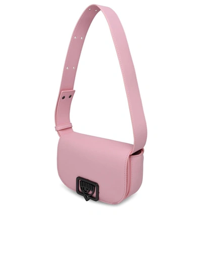 Shop Chiara Ferragni 'moon' Bag In Pink Imitation Leather