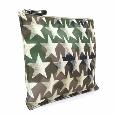 Shop Valentino Garavani Multicolour Canvas Clutch Bag ()
