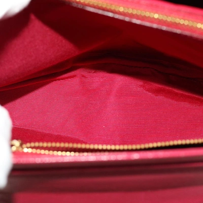 Shop Valentino Garavani Pink Leather Shoulder Bag ()
