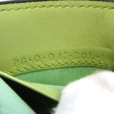 Shop Valentino Garavani Rockstud Green Leather Wallet  ()