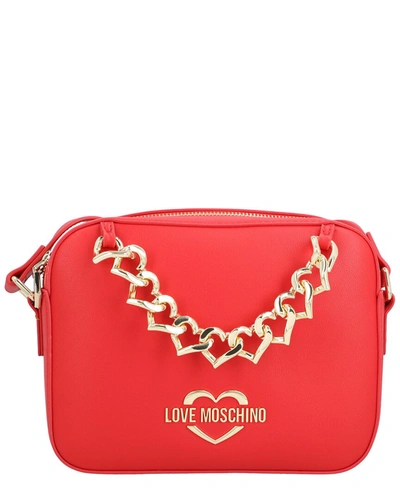Shop Love Moschino Shoulder Bag In Red