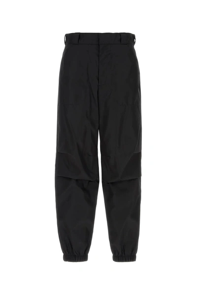 Shop Prada Black Re-nylon Pant In Nero