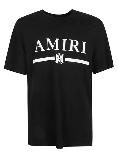 Shop Amiri Bar Logo T-shirt In Black