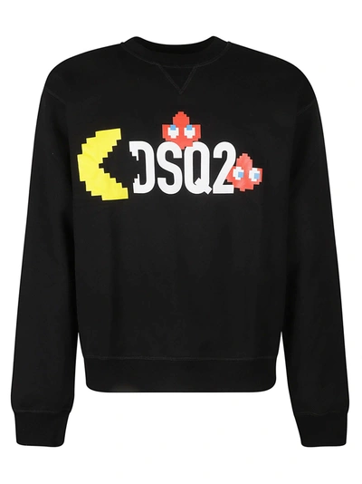 Shop Dsquared2 Pac-man Cool Fit Sweatshirt In 900