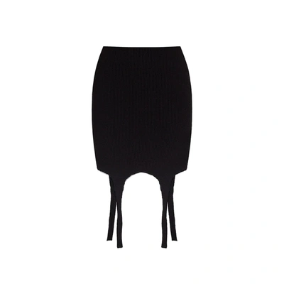 Shop Balmain Mini Skirt In Black