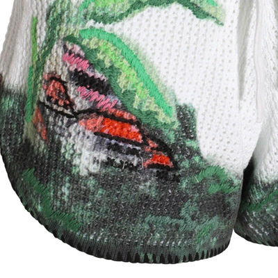 Amiri Eden Rock Drawstring Crochet Shorts In Red