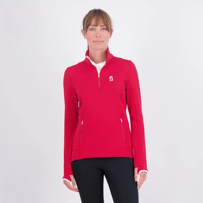 Shop Zero Restriction Stanford | Sofia Z500 Pullover | Collegiate In Crimson