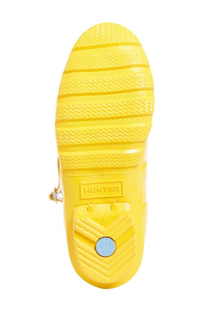 Shop Hunter Original High Gloss Waterproof Boot In Yellow