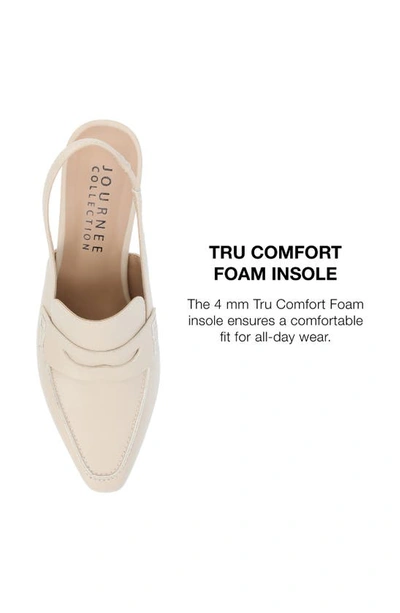 Shop Journee Collection Amory Slingback Pump In Beige