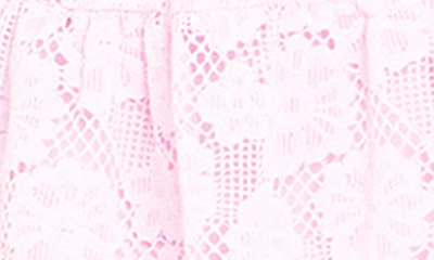 Shop City Chic Garden Kisses Lace Faux Wrap Dress In Lilac