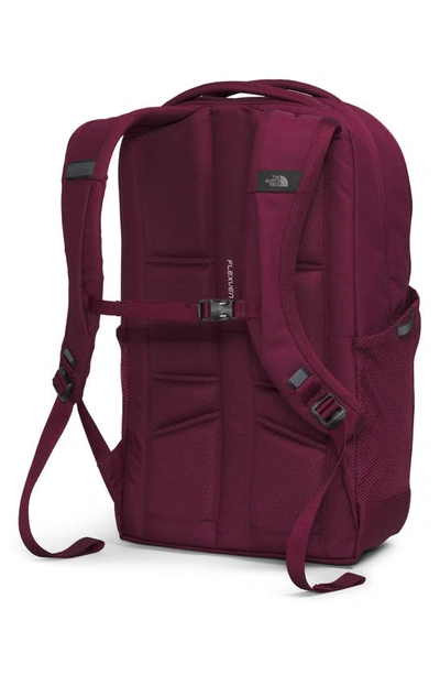 Shop The North Face Jester Luxe Backpack In Boysenberry/ Coral Metallic