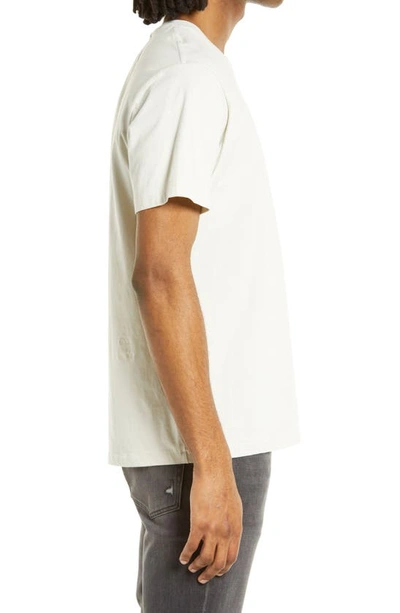 Frame Logo Cotton T-shirt In Blanc