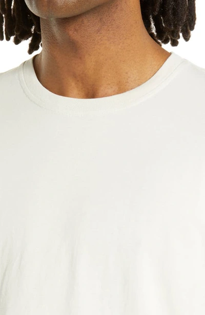 Frame Logo Cotton T-shirt In Blanc
