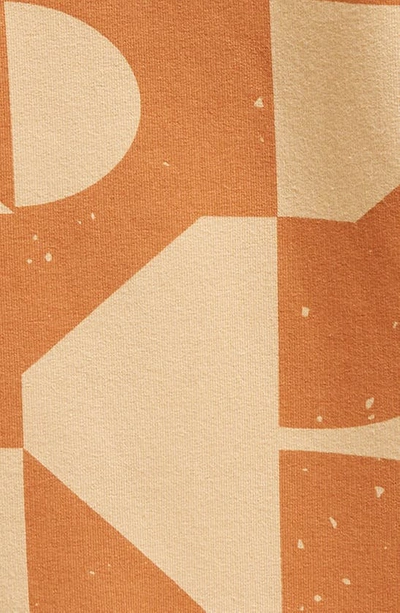 Shop Tiny Tribe Geometric Print Front Zip Stretch Cotton Romper In Oak