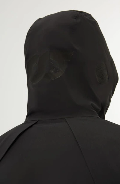 Shop Alphatauri Koov Taurobran® Waterproof Hooded Parka In Black