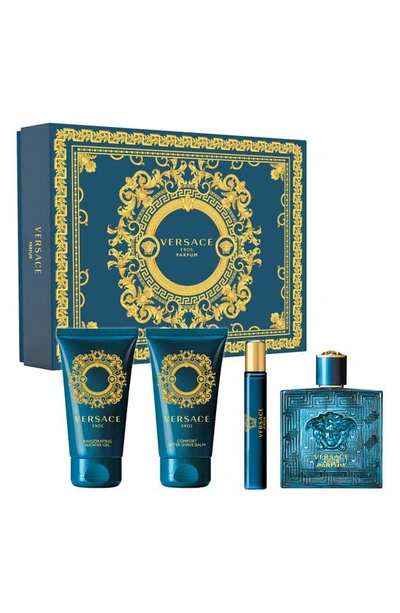 Shop Versace Eros Parfum 4-piece Gift Set $225 Value