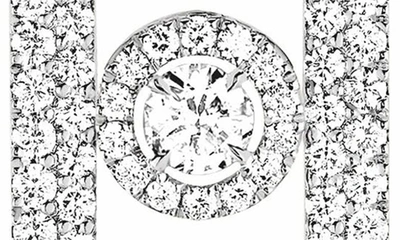 Messika So Move Diamond Pavé 18k Gold Earrings In White Gold