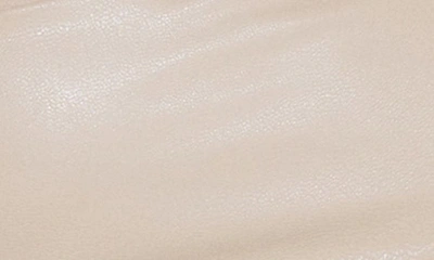 Shop Naked Wardrobe Faux-ever Leather™ One-shoulder Corset Top In Light Beige