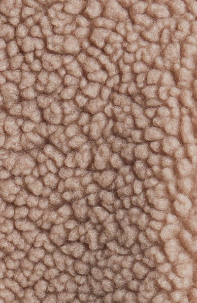 Ugg Gertrude Short Teddy Coat In Putty In Putty