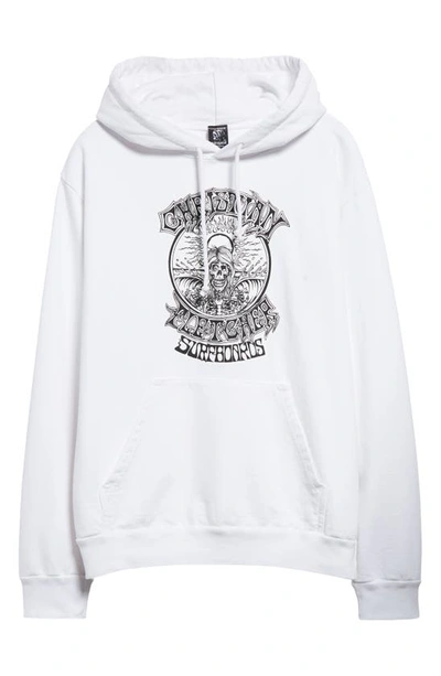 Shop Noon Goons X Christian Fletcher Dealer Inquiry Graphic Hoodie In Pure White