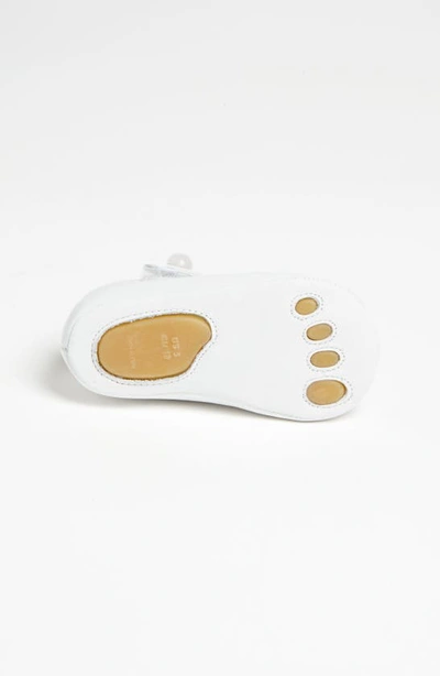 Shop Elephantito Mary Jane Crib Shoe In White