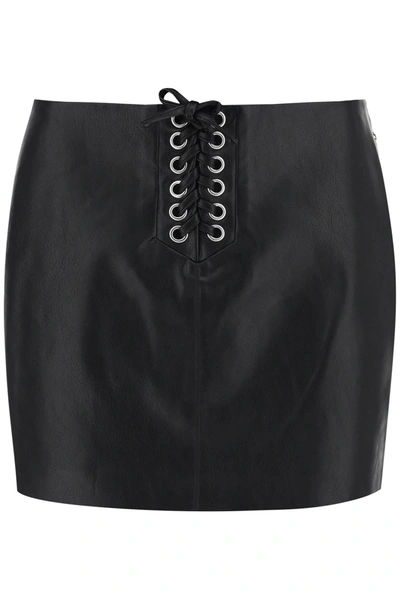 Shop Rotate Birger Christensen Faux Leather Mini Skirt