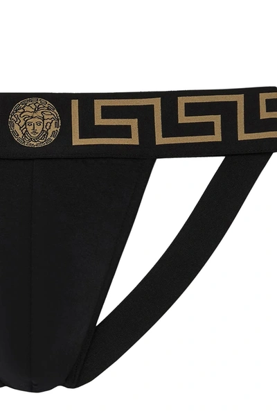 Shop Versace Greca Jockstrap