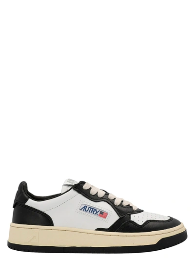 Shop Autry Medalist Low Sneakers White/black