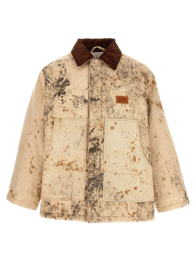 Shop Lc23 Work Dirty Casual Jackets, Parka Beige