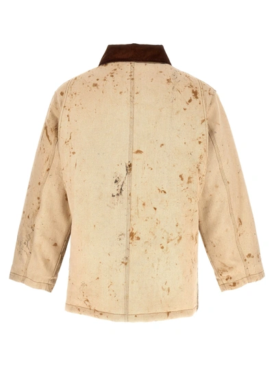 Shop Lc23 Work Dirty Casual Jackets, Parka Beige