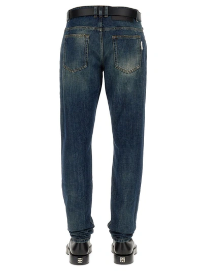 Shop Balmain Jeans "faded" In Denim