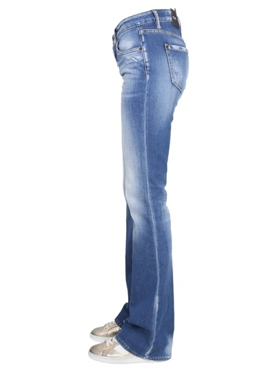 Shop Dsquared2 Jeans Wide Leg In Blue