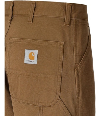 Shop Carhartt Wip  Single Knee Tobacco Trousers In Brown