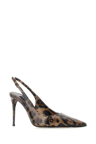 Shop Dolce & Gabbana Heeled Shoes In Animal Print
