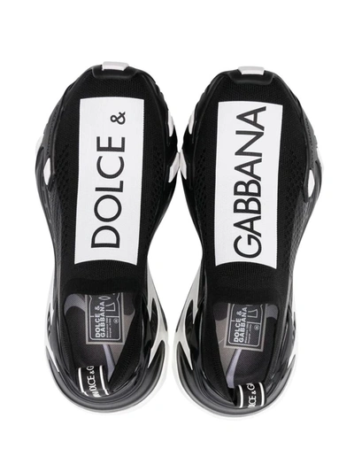 Shop Dolce & Gabbana Sneakers With Print In Black