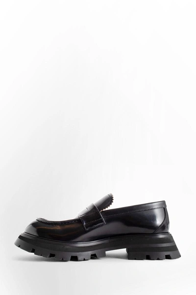 Shop Alexander Mcqueen Loafers In Black