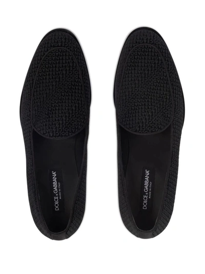 Shop Dolce & Gabbana Slippers With Print In Black