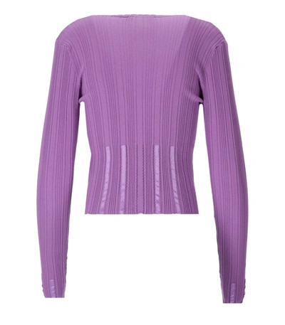 Shop Aniye By Brigitte Purple Cardigan In Violet