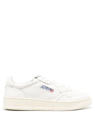 Shop Autry 01 Low Man Goat/goat Shoes In Gg04 White