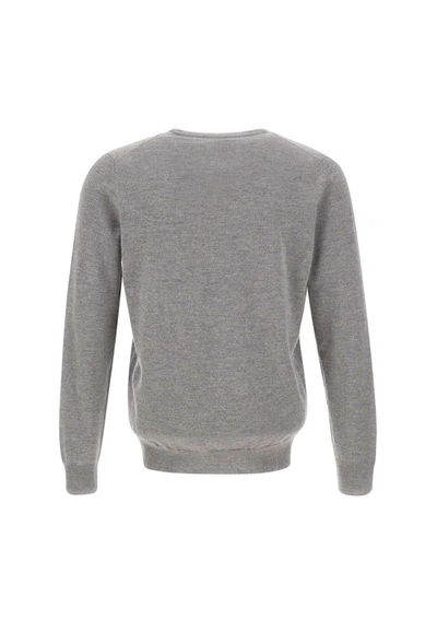 Shop Kangra Cashmere Wool, Silk And Cashmere Pullover In Grey