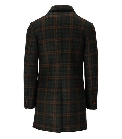 Shop Bob Colin Green Checkered Coat