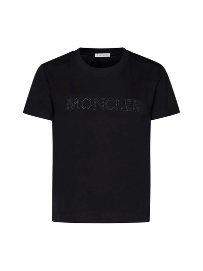 Shop Moncler T-shirt In Nero