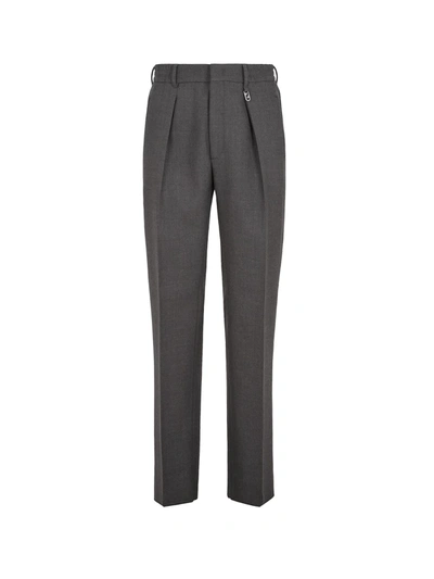 Shop Fendi Trouser In Grey