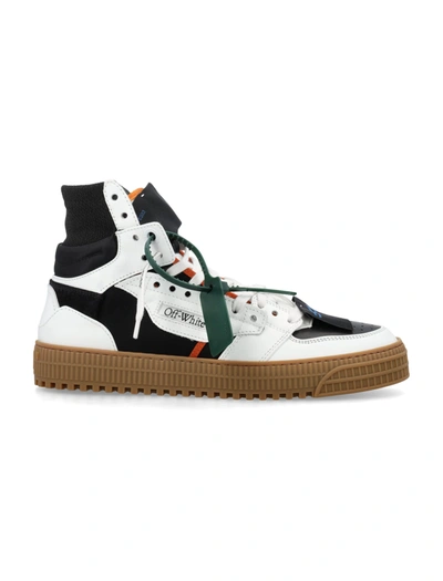 Shop Off-white 3.0 Off Court Leather Hi-top In Black/white