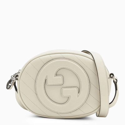 Shop Gucci Blondie White Mini Shoulder Bag Women